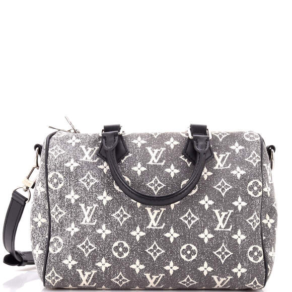 Louis Vuitton Handbags - Louis Vuitton 25 Speedy Bandouliere Bag Monogram Jacquard Denim